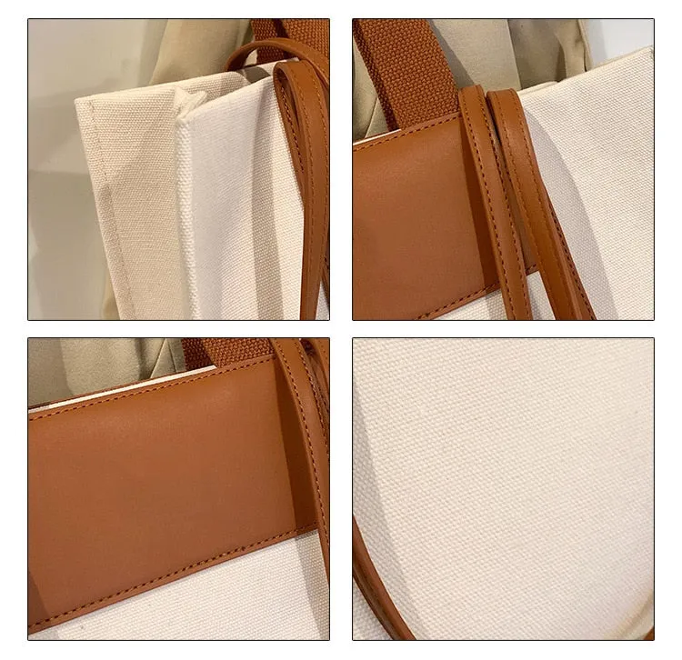 New Casual Canvas Large Capacity Handbags