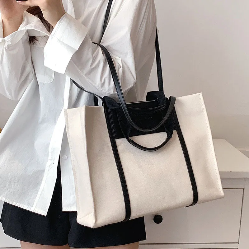 New Casual Canvas Large Capacity Handbags