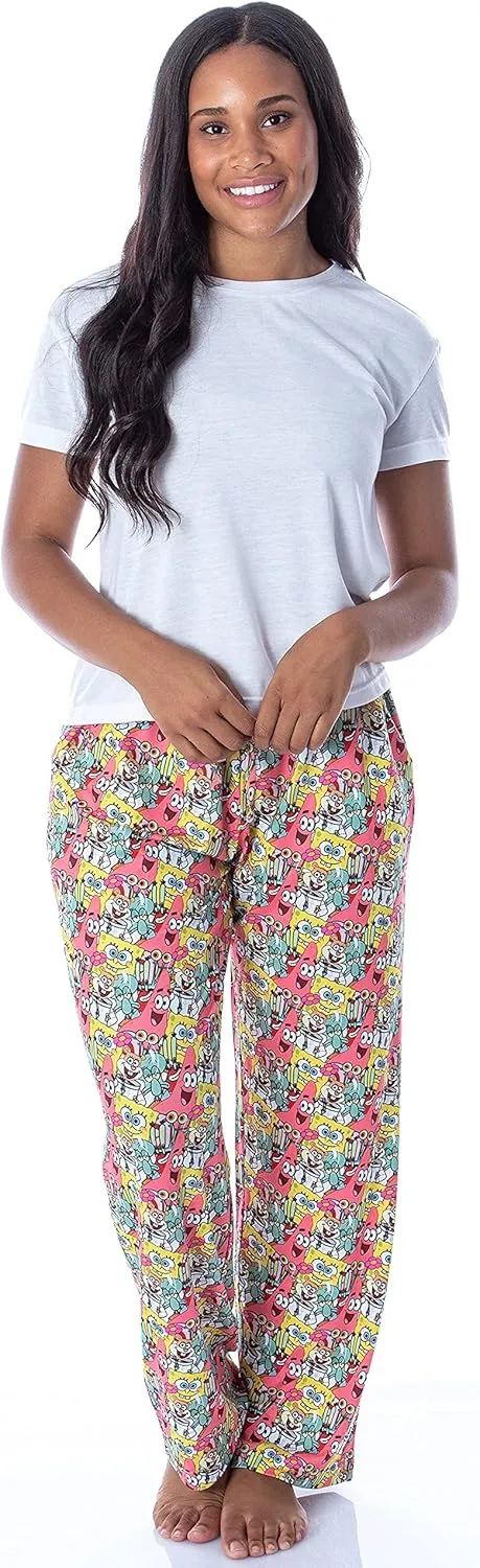 Nickelodeon Womens' SpongeBob SquarePants Patrick Star Character Pajama Pants