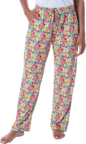 Nickelodeon Womens' SpongeBob SquarePants Patrick Star Character Pajama Pants