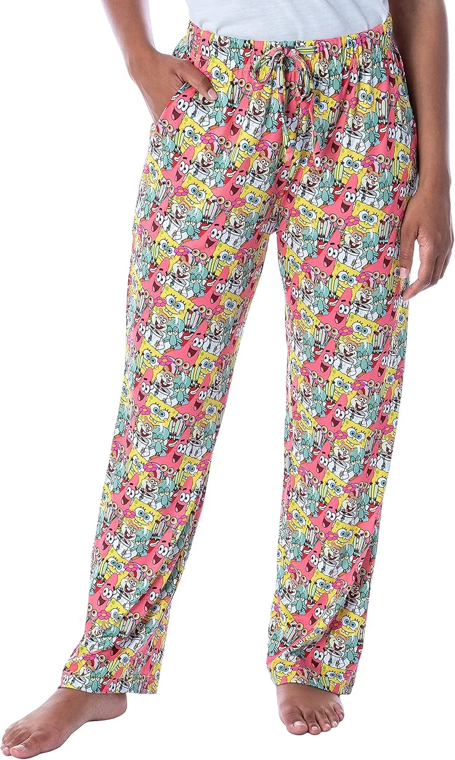 Nickelodeon Womens' SpongeBob SquarePants Patrick Star Character Pajama Pants