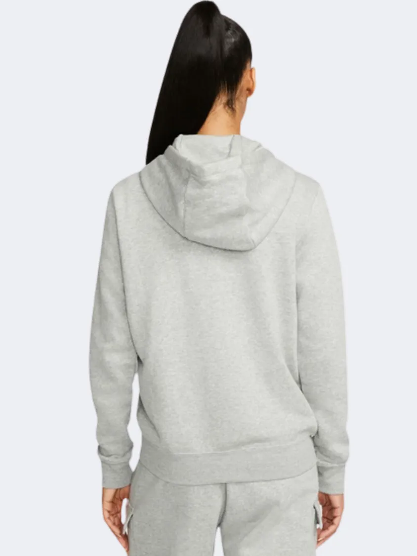 Nike Club Women Lifestyle Hoody Dark Grey/White