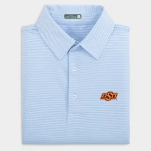 Oklahoma State Pinstripe Performance Polo