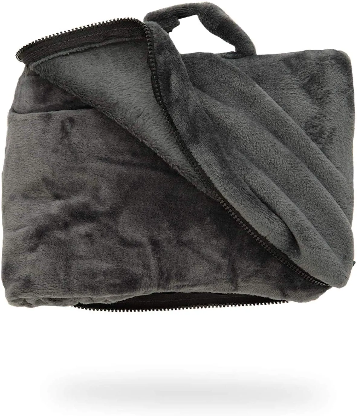 [OPEN BOX] CABEAU Fold   n Go Blanket - Charcoal Black
