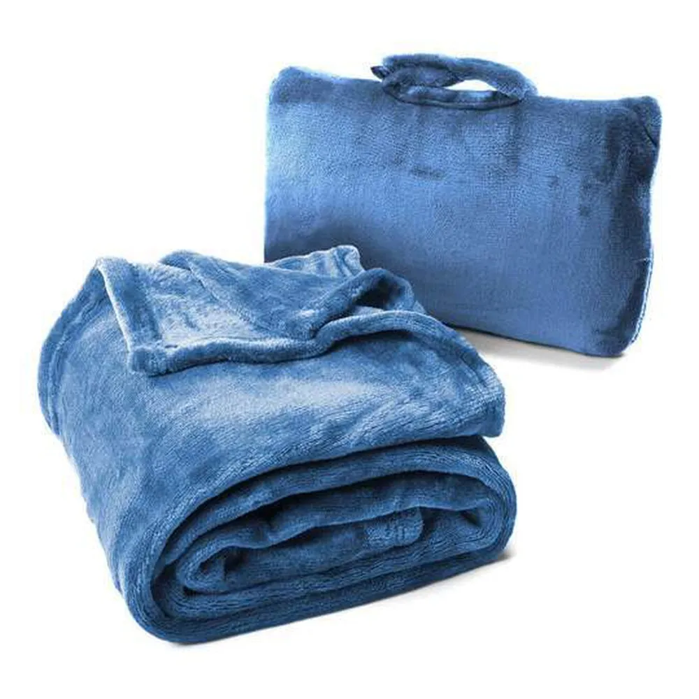 [OPEN BOX] CABEAU Fold   n Go Blanket - Royal Blue