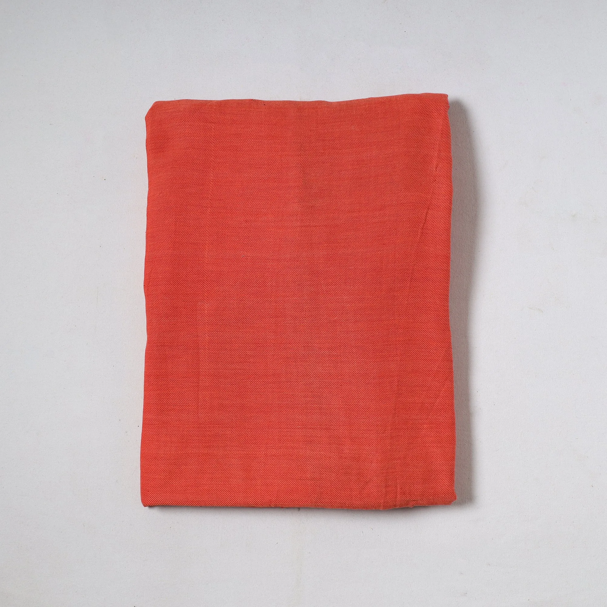 Orange - Jhiri Pure Handloom Cotton Precut Fabric (2 meter) 36