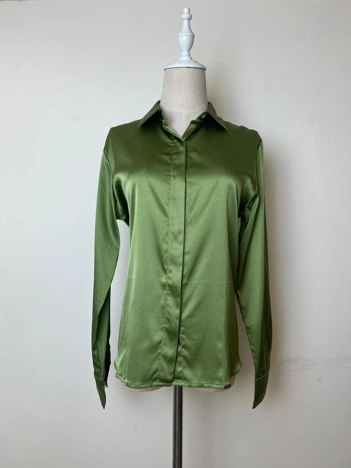 Orchid Long Sleeve Silk Blouse (SLKSITB001)