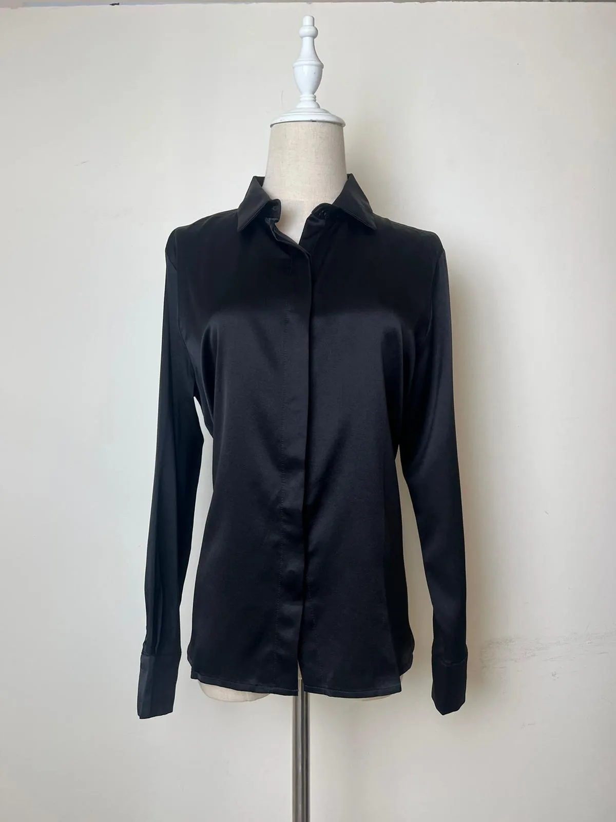 Orchid Long Sleeve Silk Blouse (SLKSITB001)