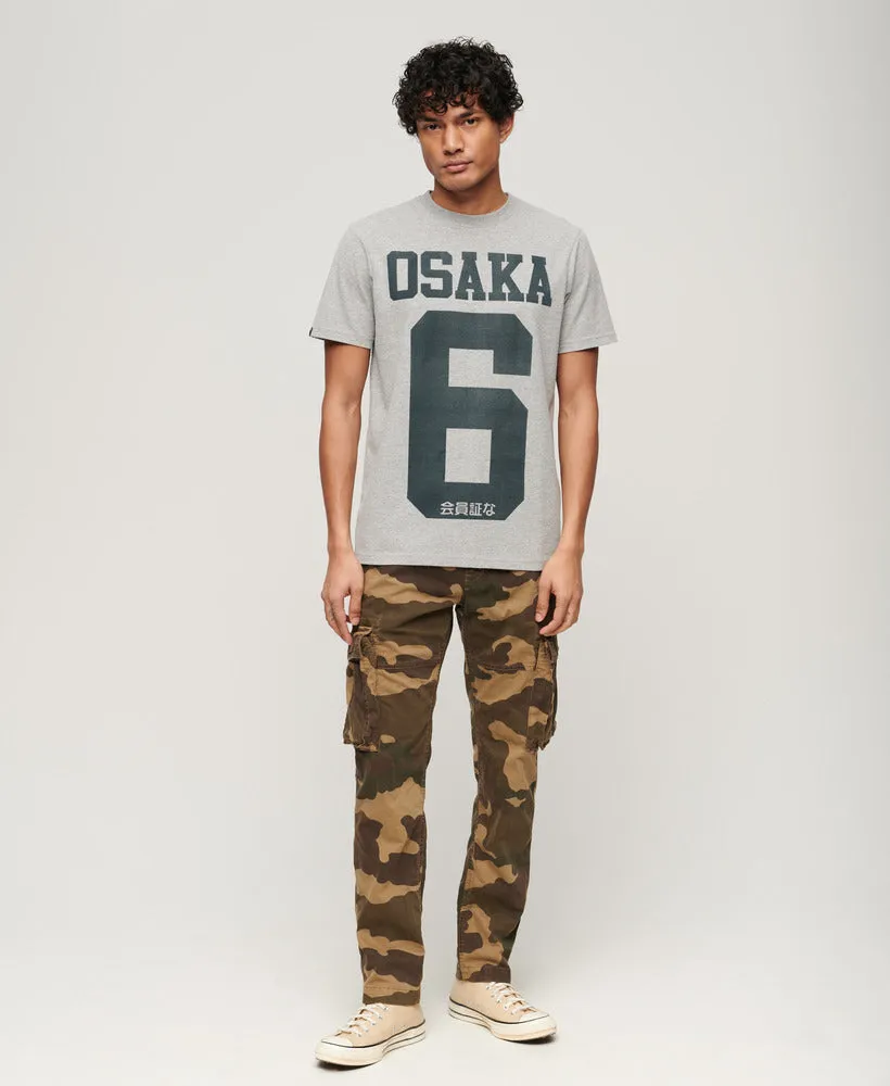 Osaka Graphic T Shirt - Ash Grey Marl