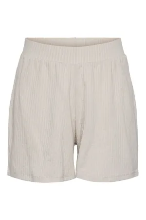Pieces - Pcbrecca Shorts Pb - 4624520 Silver Gray