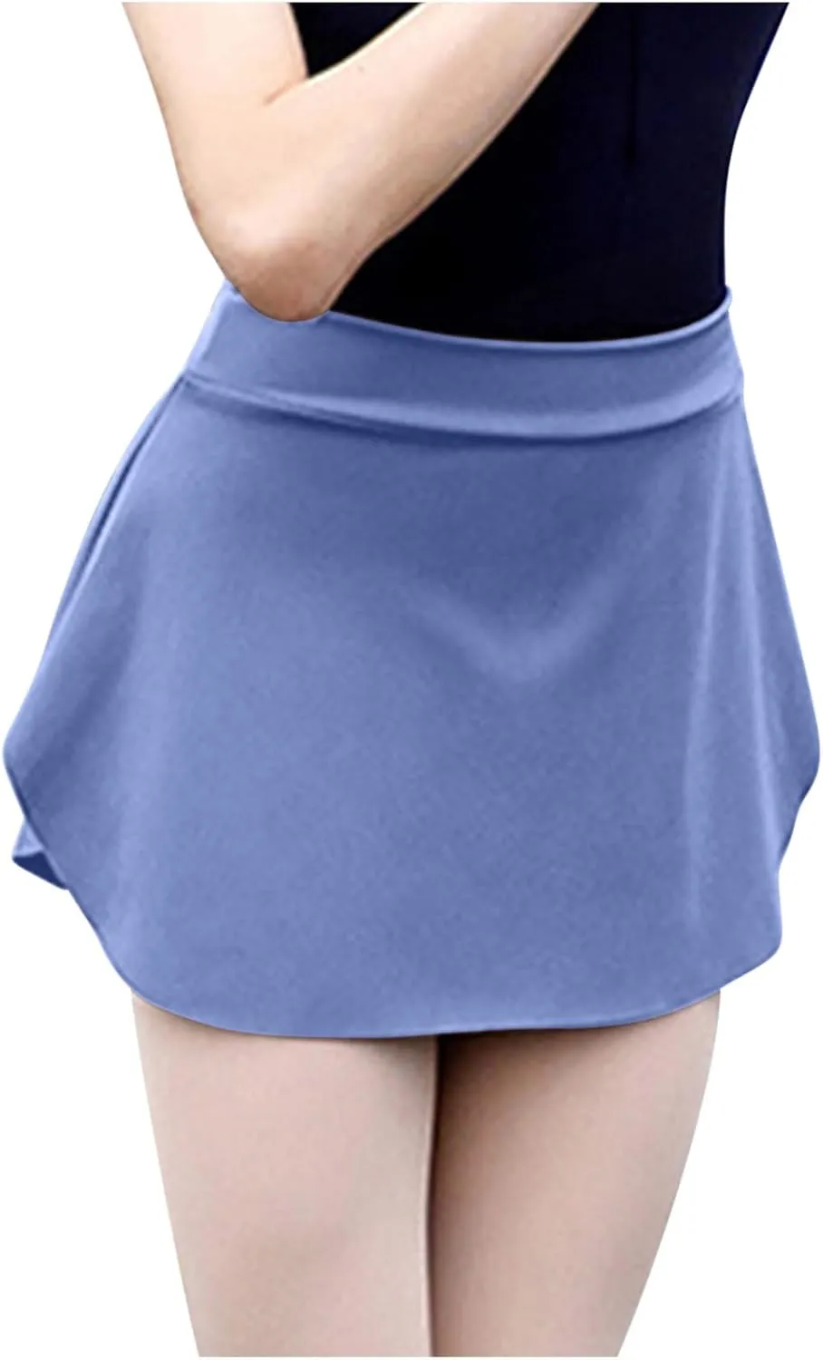 Pleated Tennis Skirts for Women Elastic High Waist Golf Skirts Tummy Control Lightweight Stretchy Workout Mini Skirt