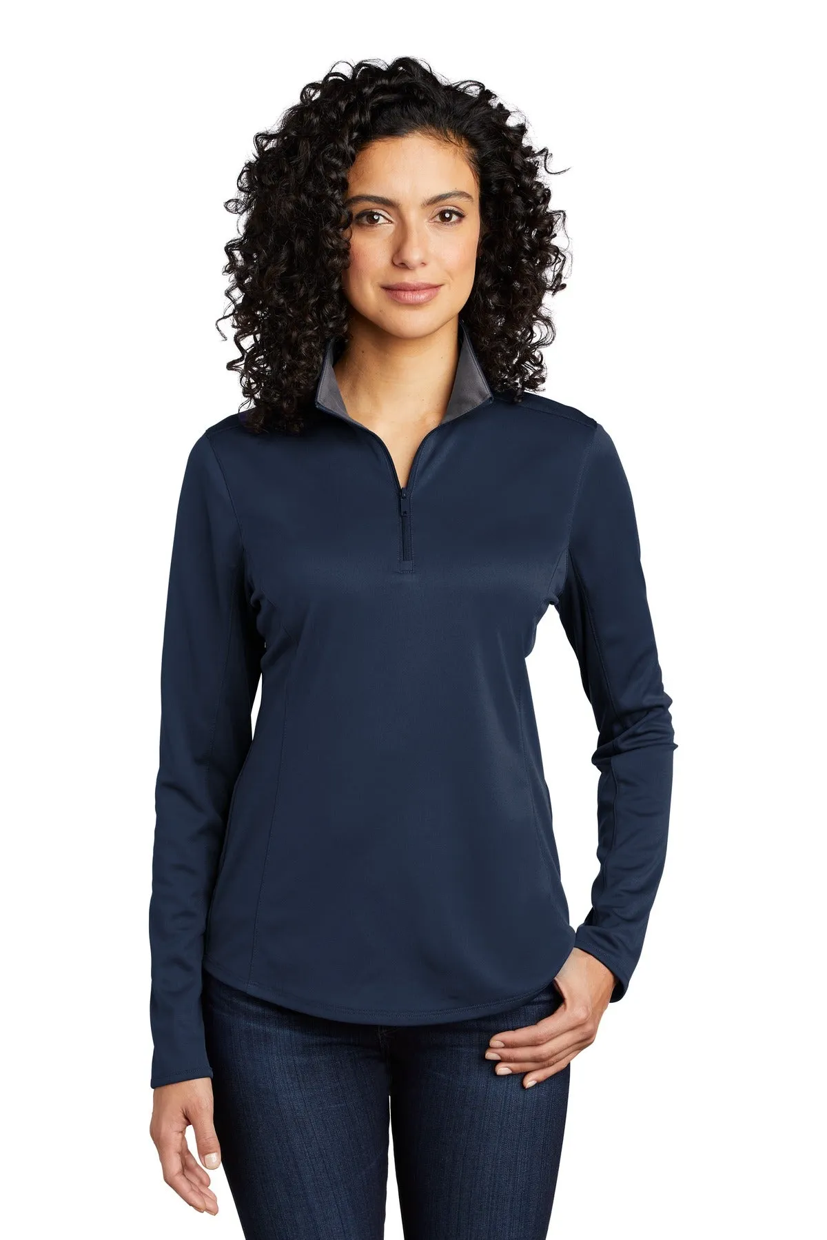 Port Authority Ladies Silk Touch ™ Performance 1/4-Zip LK584