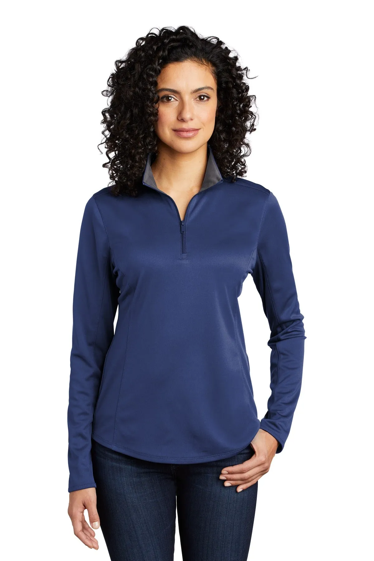 Port Authority Ladies Silk Touch ™ Performance 1/4-Zip LK584