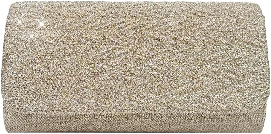 Purse Lady Wedding Clutches Handbag Female Shoulder Crossbody Bag with Chain Sparkling Bag Women Evening Bags