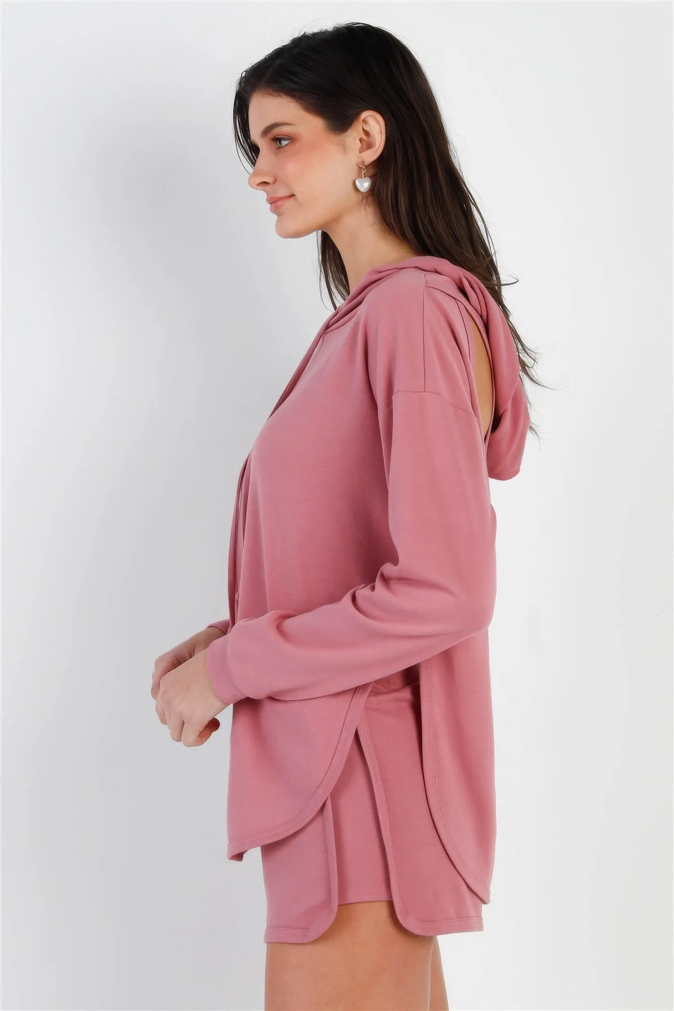 Racer Back Hooded Top & Short Set
