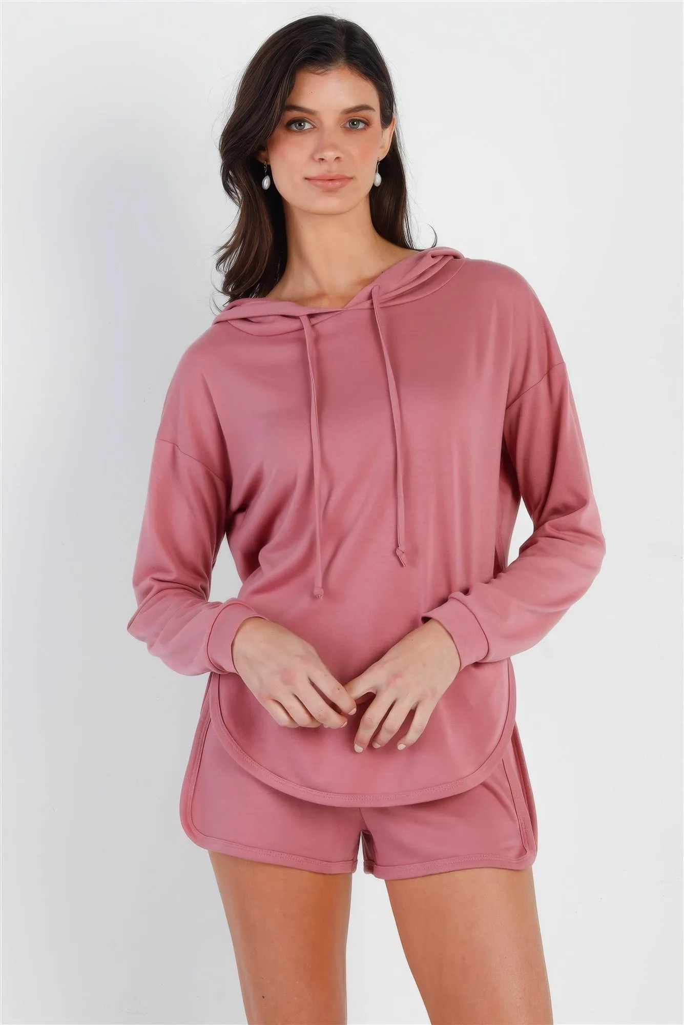 Racer Back Hooded Top & Short Set