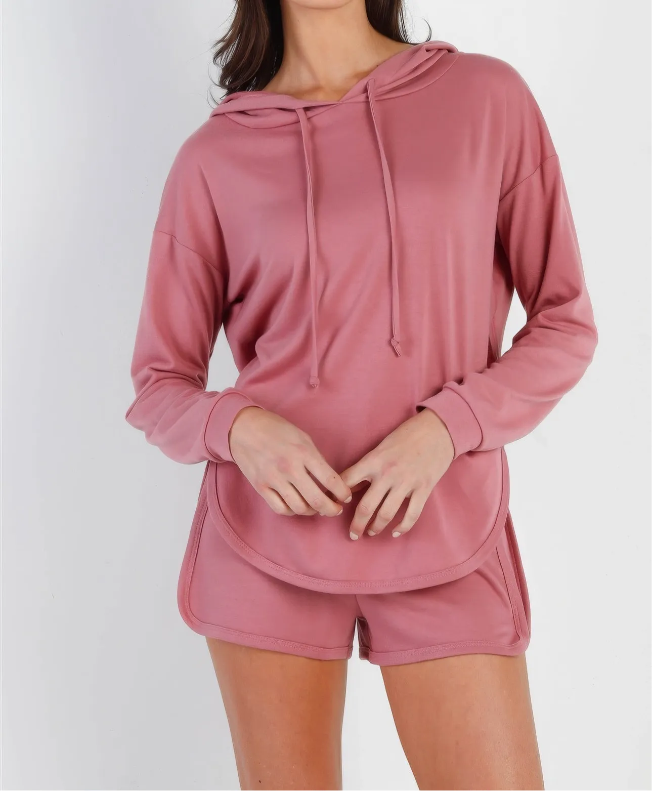 Racer Back Hooded Top & Short Set