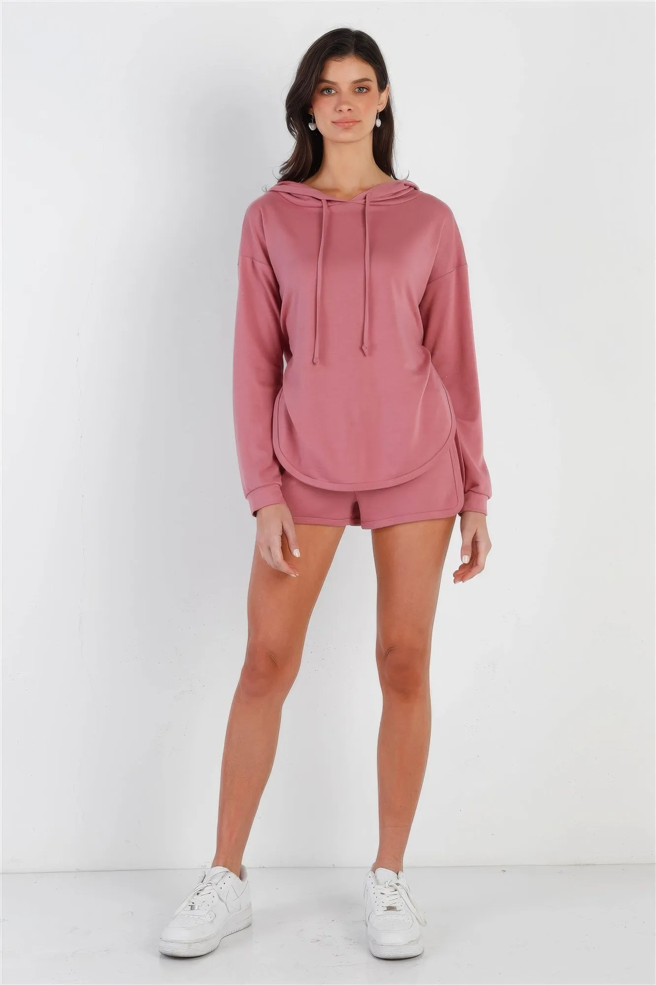 Racer Back Hooded Top & Short Set