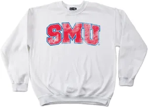 SDI NCAA Emory Eagles 50/50 Blended 8-Ounce Vintage Arch Crewneck Sweatshirt