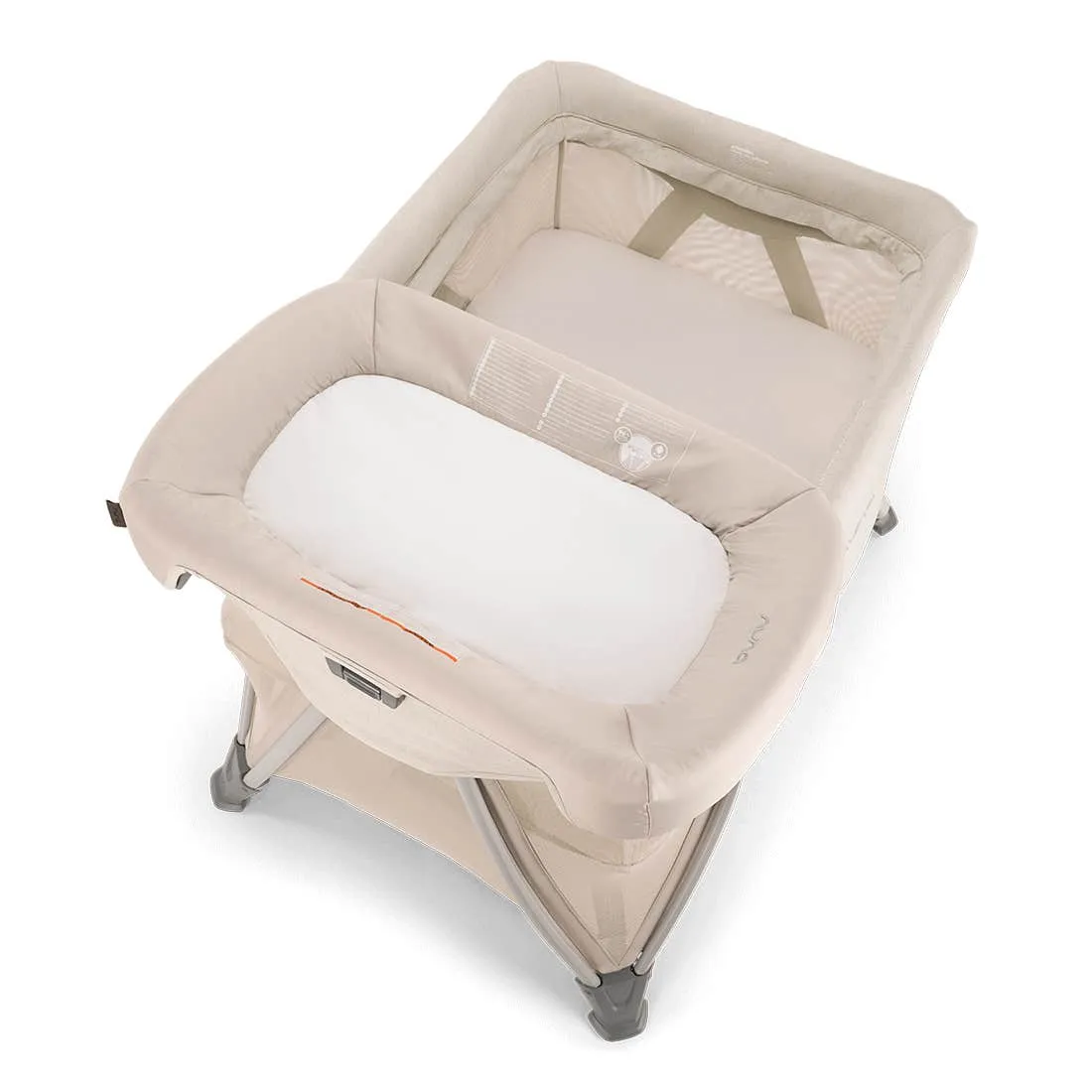 Sena Aire Travel Crib   Play Yard   Changer (with Organic Cotton Sheet) by Nuna