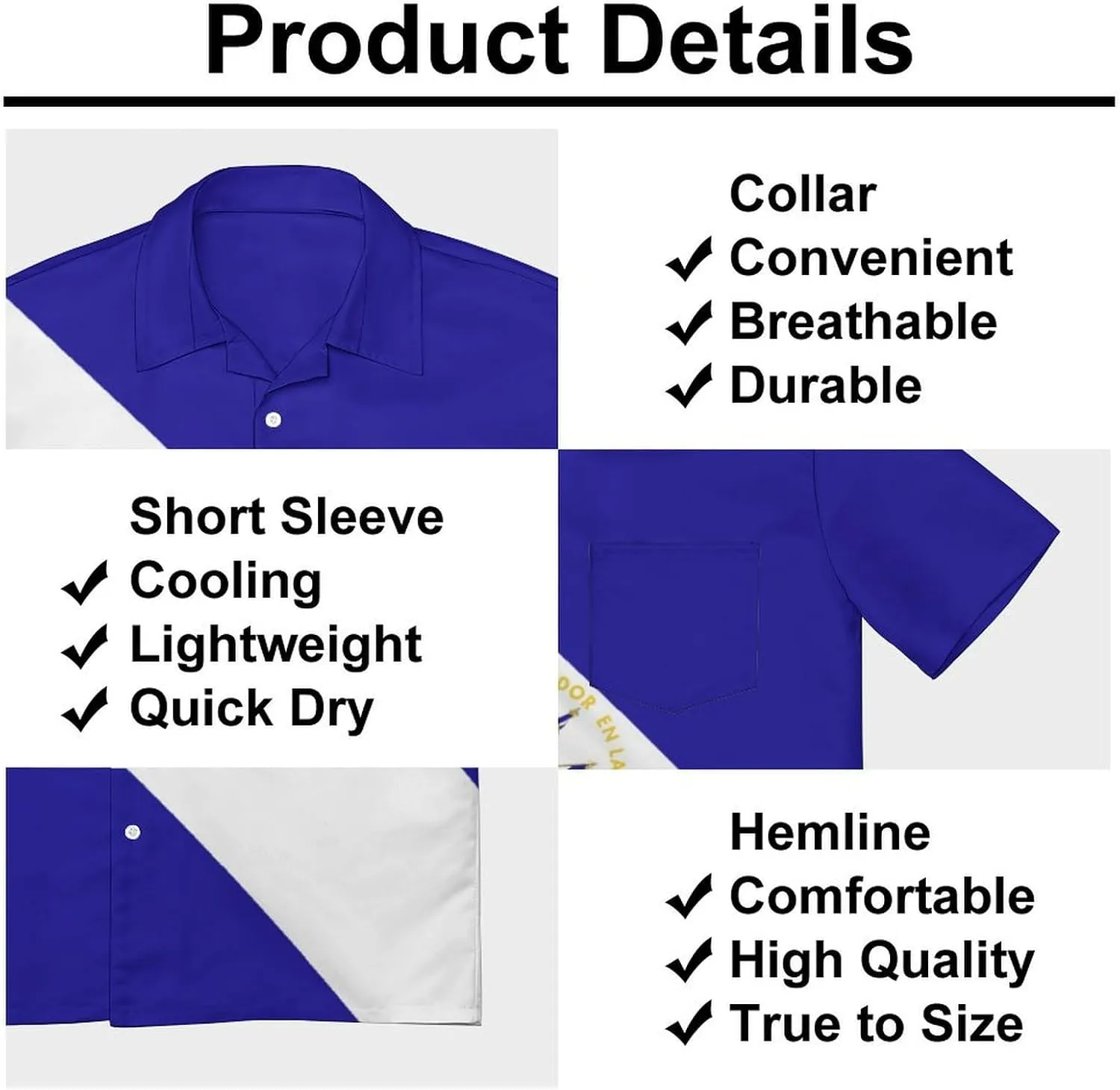 Shirts for Men Short Sleeve Beach Shirt Casual Button Down Shirts Tops Quick Dry with Designs