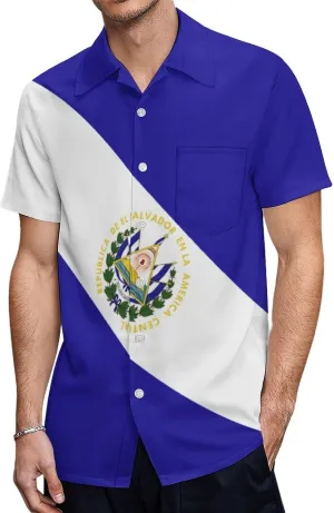 Shirts for Men Short Sleeve Beach Shirt Casual Button Down Shirts Tops Quick Dry with Designs