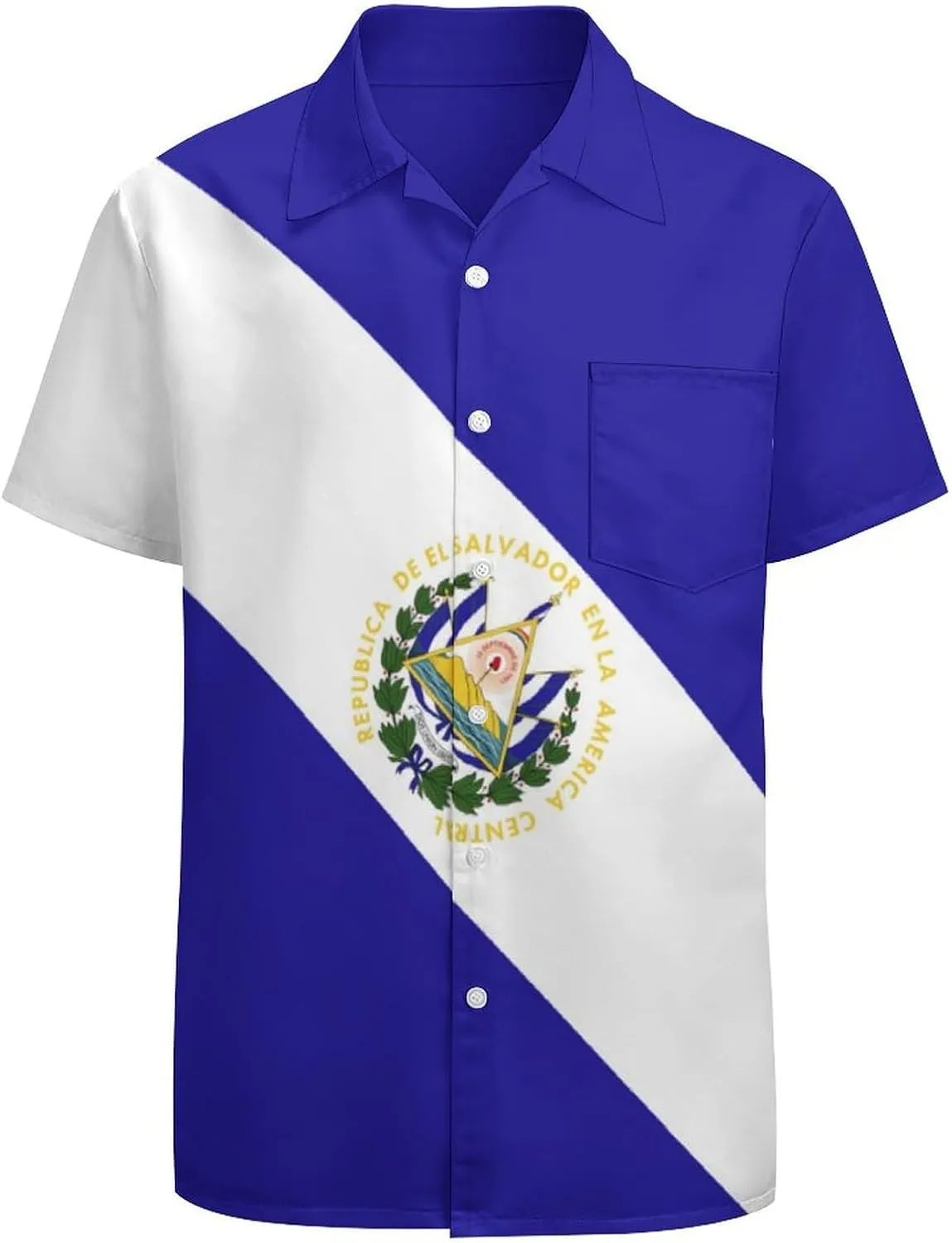 Shirts for Men Short Sleeve Beach Shirt Casual Button Down Shirts Tops Quick Dry with Designs