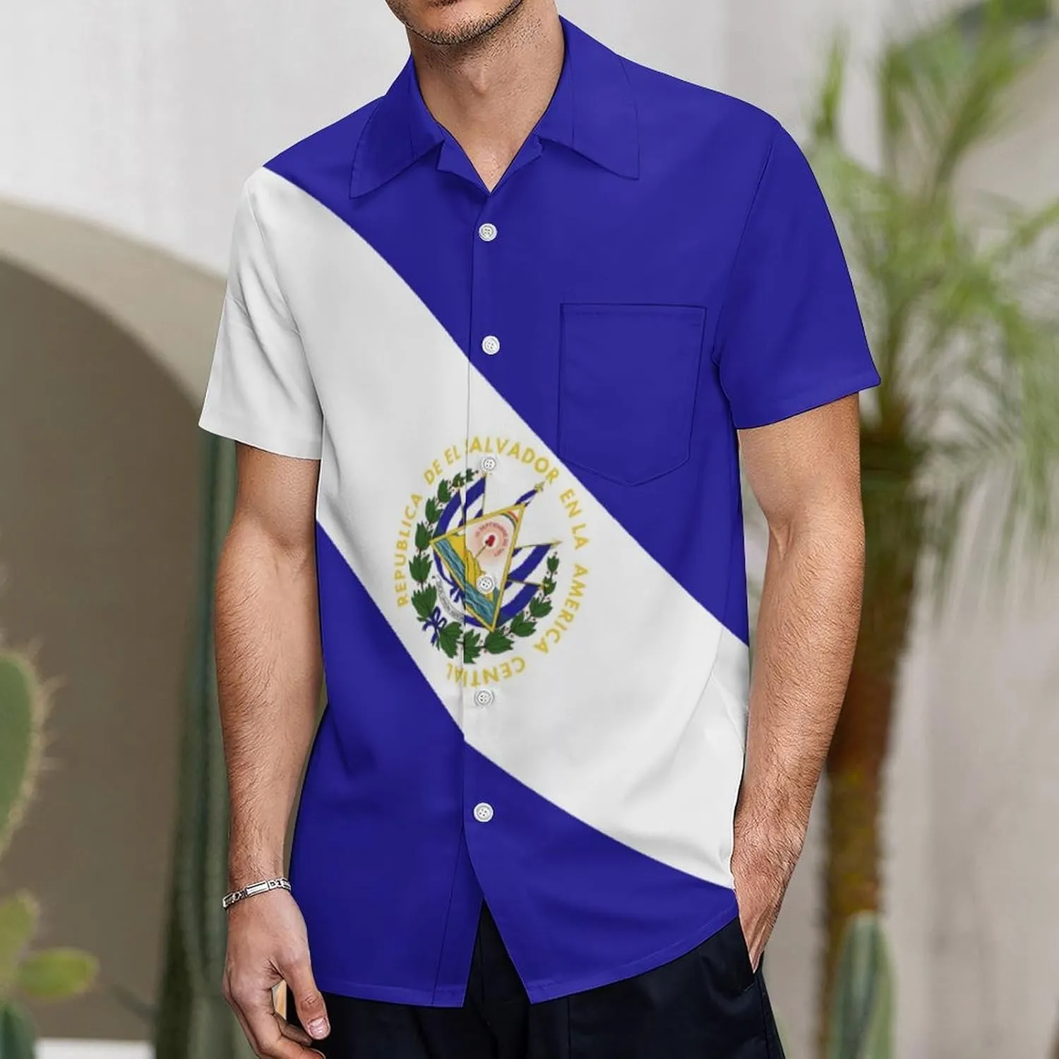 Shirts for Men Short Sleeve Beach Shirt Casual Button Down Shirts Tops Quick Dry with Designs