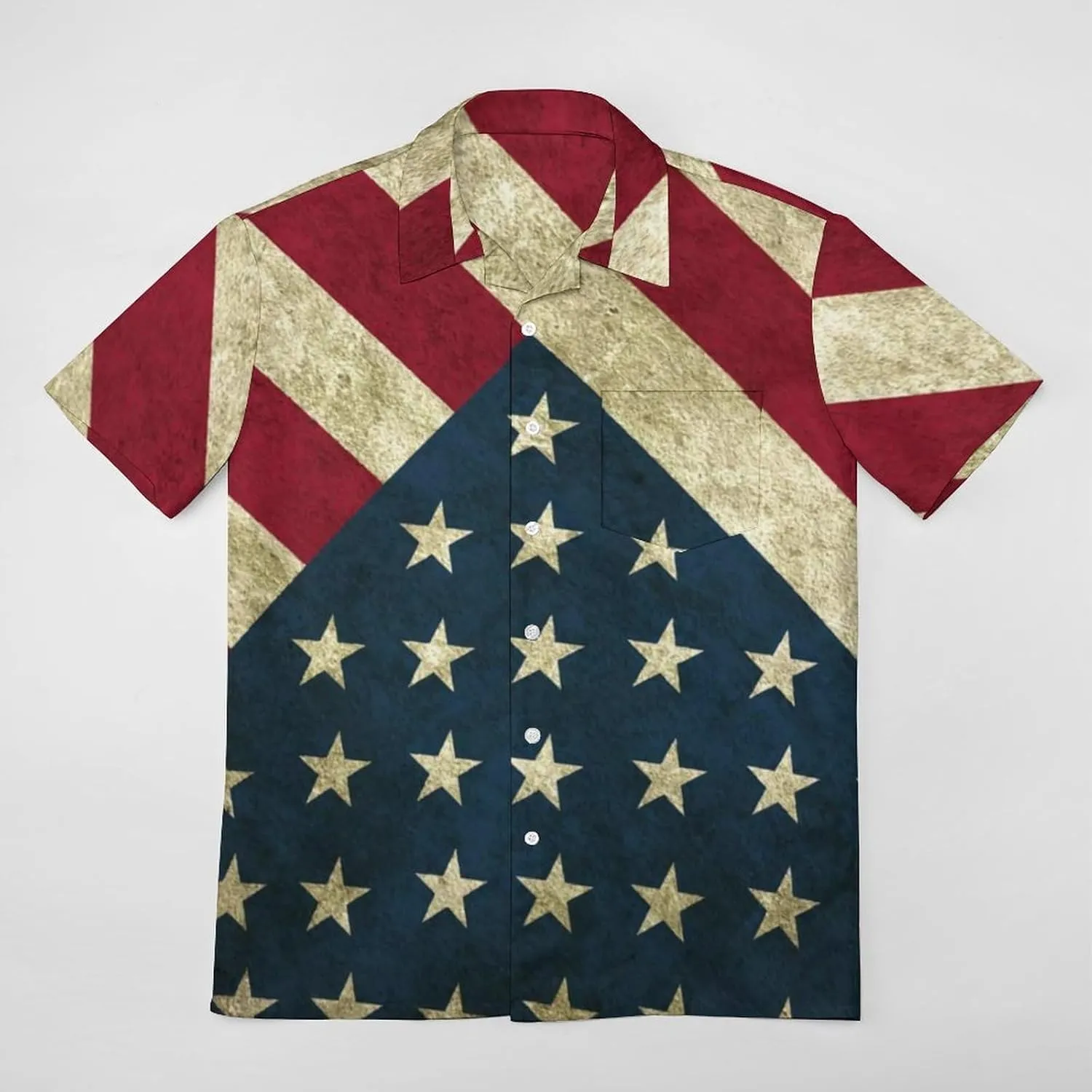 Shirts for Men Short Sleeve Beach Shirt Casual Button Down Shirts Tops Quick Dry with Designs