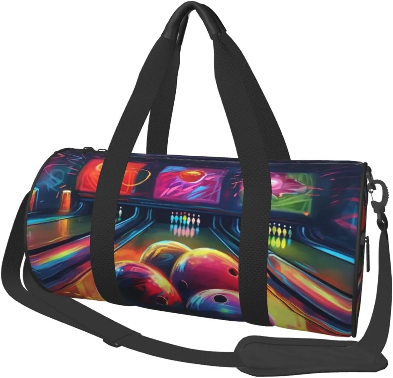 Sports Gym Bag for Women Men Travel Duffel Bag Tote Bowling Balls Weekender Bag Canvas Carry on Overnight Bag for Travel Swimming Fitness Workout Sports Duffle Bag