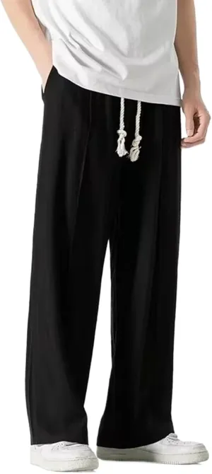 Spring and Summer Chinese Harem Jogging Pants Men's Straight Sweatpants Men's Casual Men's Pants