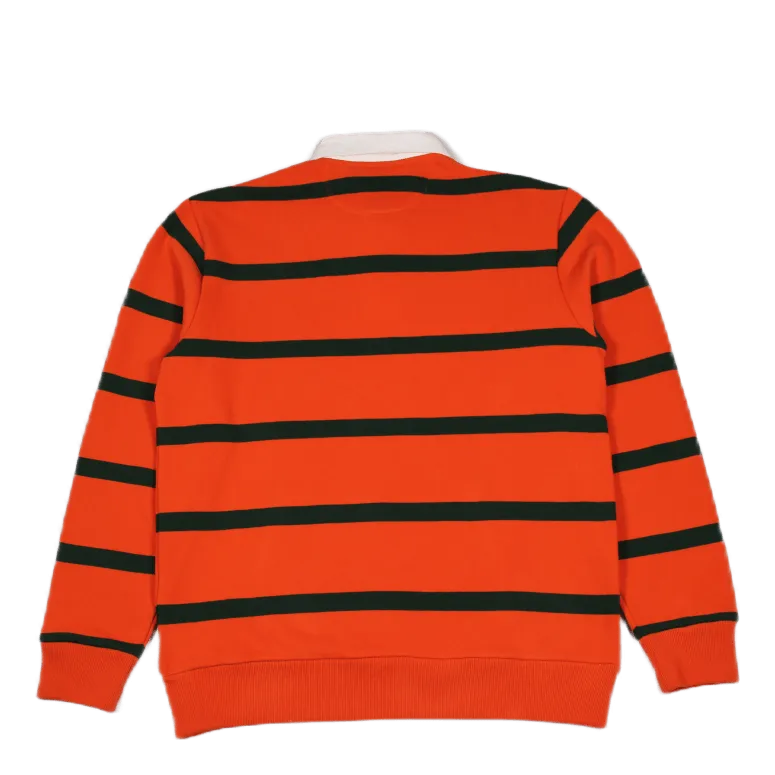Striped Rugby Sweatshirt