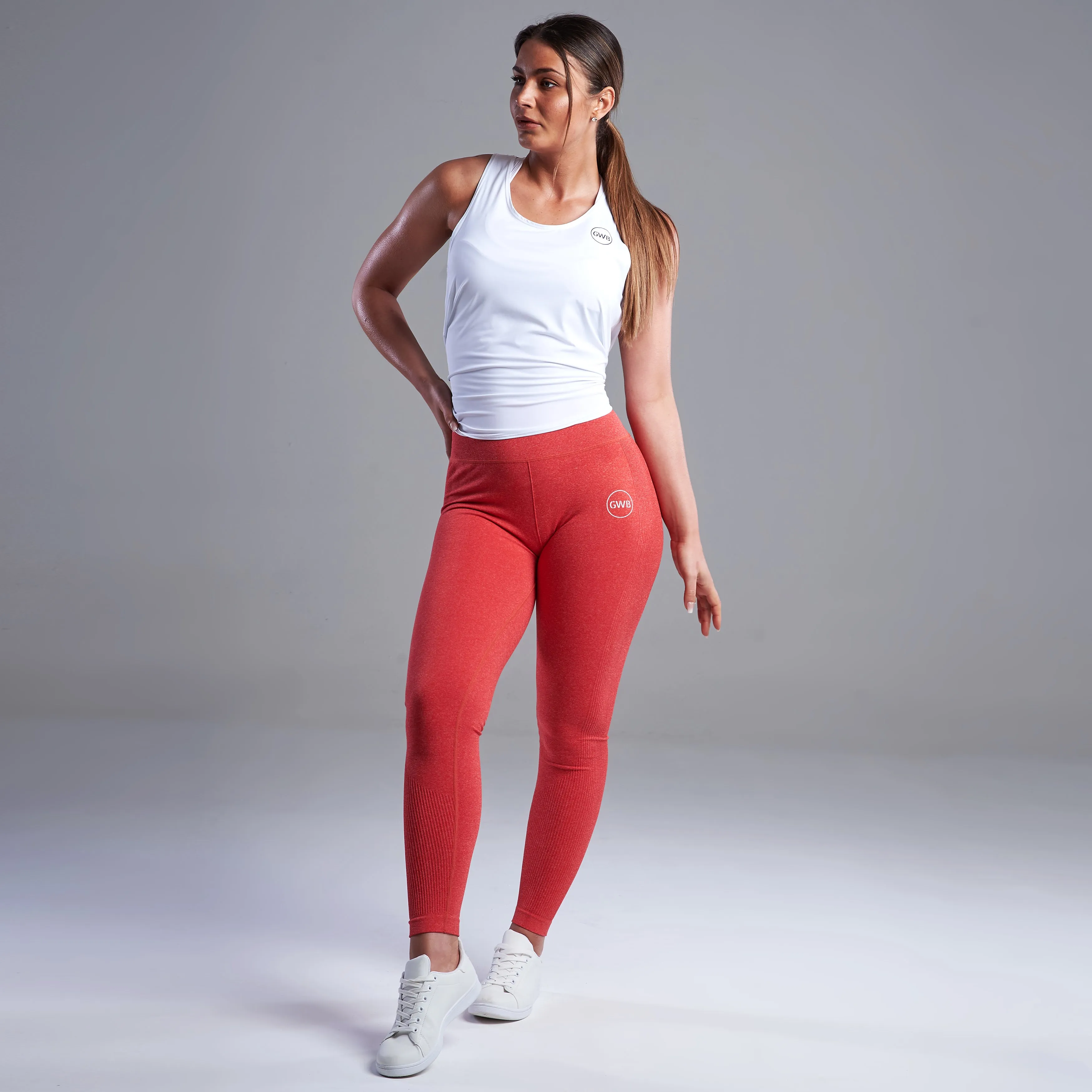 Sula Leggings in Red