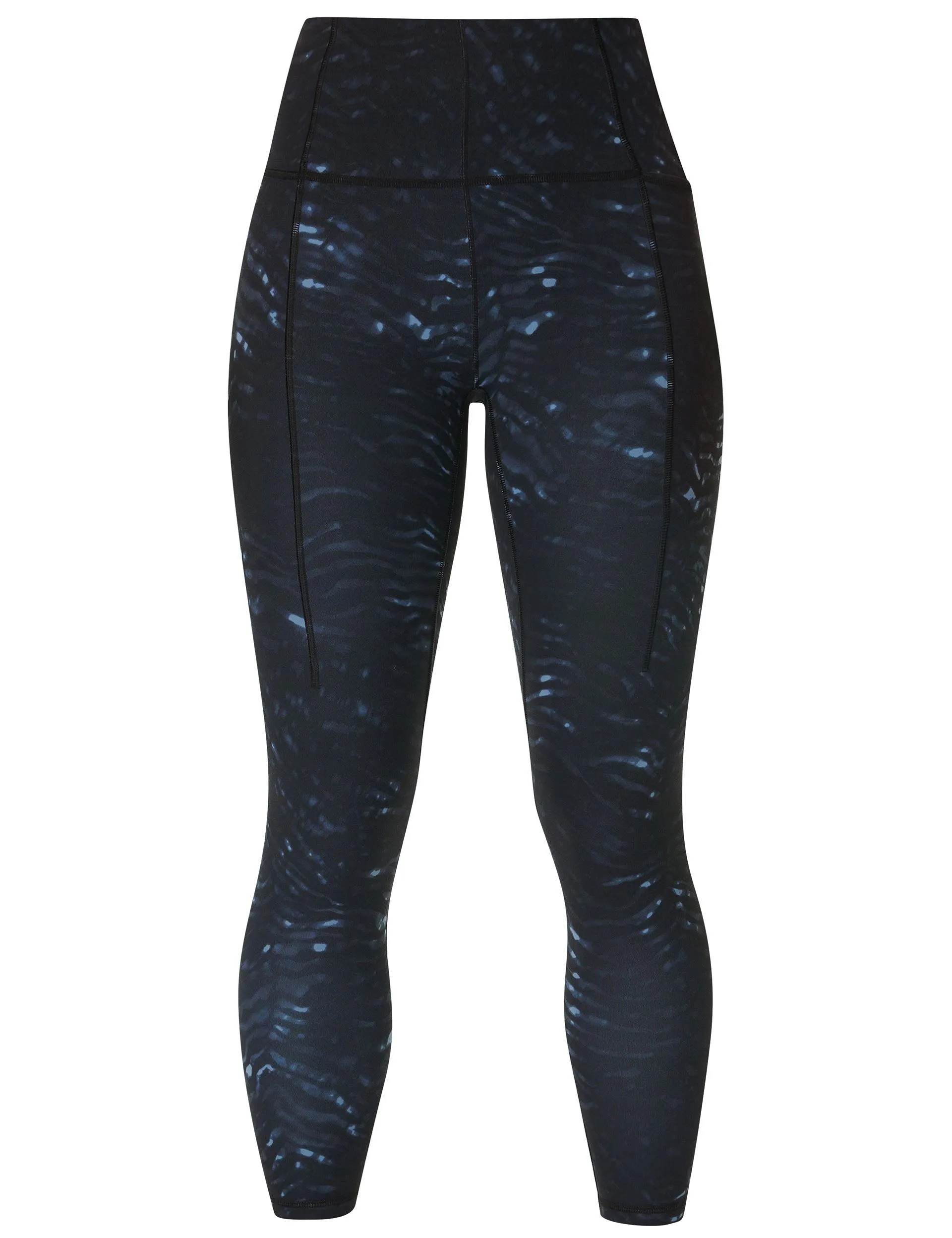Super Soft 7/8 Yoga Leggings - Blue Tundra Tiger Print