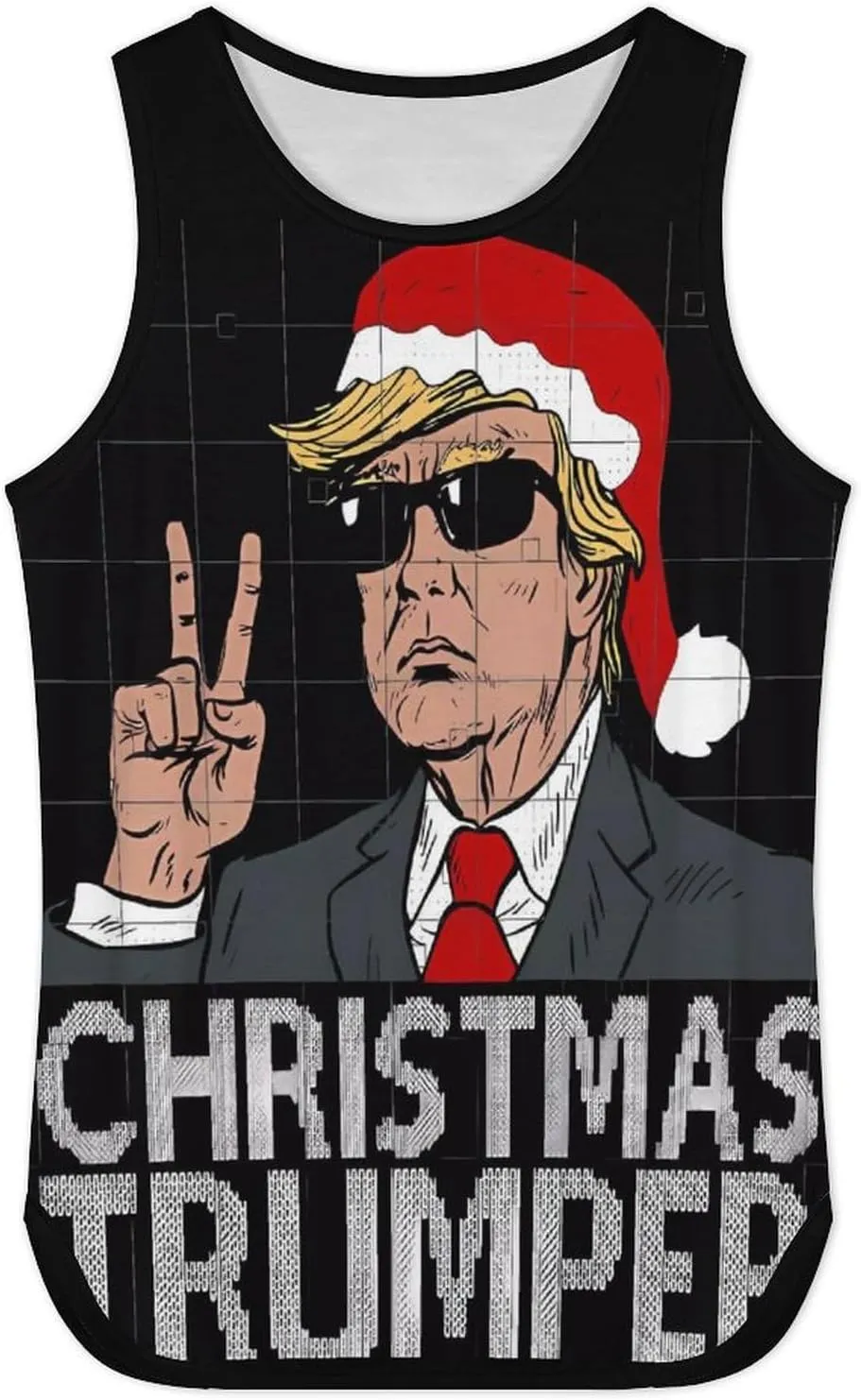 Tank Tops Trump Beach Summer Sleeveless Shirts Vacation Tanks Gym Tank T-Shirts Top for Men