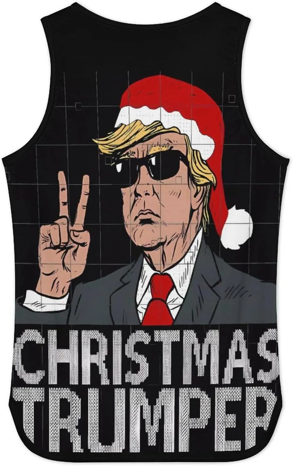 Tank Tops Trump Beach Summer Sleeveless Shirts Vacation Tanks Gym Tank T-Shirts Top for Men