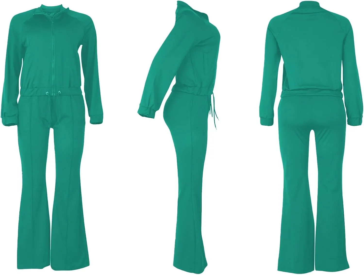 Tbahhir Womens Tracksuits 2 Piece Outfits Lounge Sets Long Sleeve Pullovers and Joggers Pants with Pockets