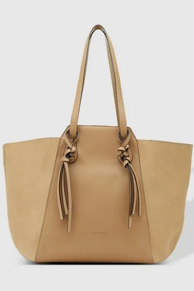 TENERIFFE TOTE BAG SUEDE FRAPPE