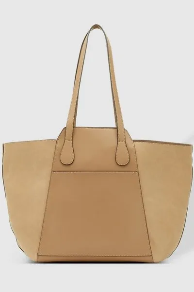 TENERIFFE TOTE BAG SUEDE FRAPPE