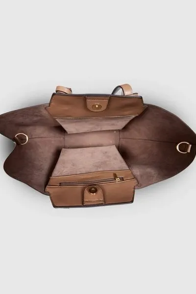 TENERIFFE TOTE BAG SUEDE FRAPPE