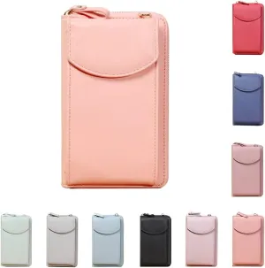 The Original Clutch Wallet, Crossbody Leather Shoulder Bags and Clutches, Women's Crossbody Handbags Cellphone Pouch