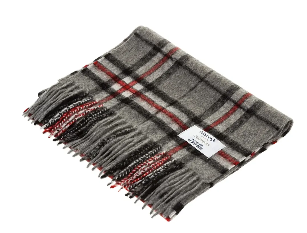 Thomson Grey Cashmere Scarf