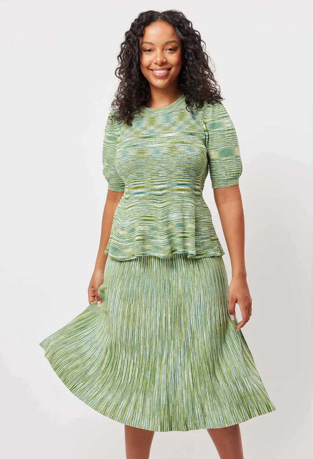 Transit Peplum Knit Top