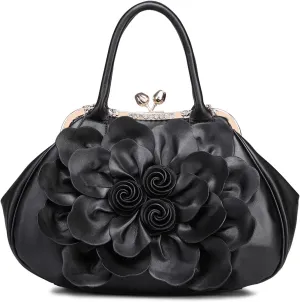 Veroders Women Evening Bags Floral Novelty Handbags Clutches Chain Strap Shoulder Bag Wristlet Handbag Wedding Party Purse