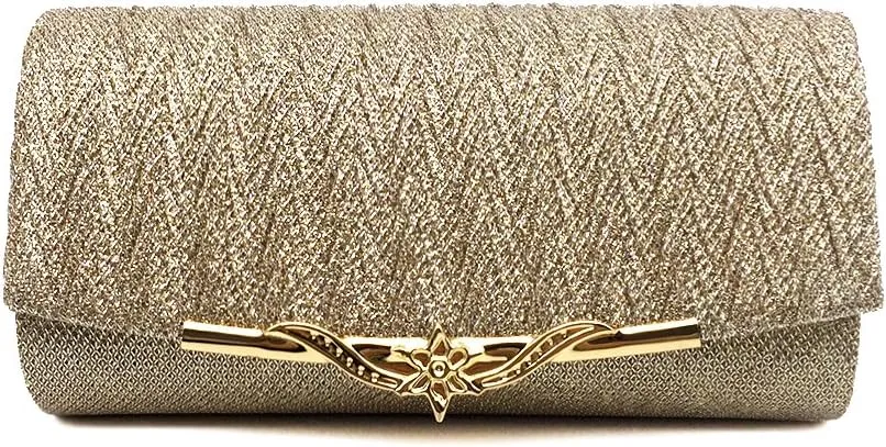 Women Evening Bag Party Banquet Glitter Bag For Girls Wedding Clutches Handbag Chain Shoulder Bag