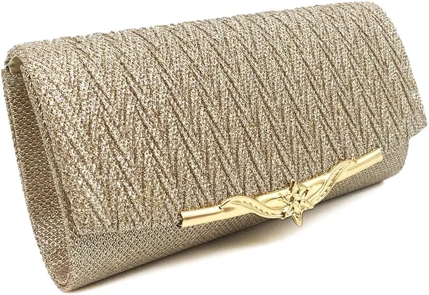 Women Evening Bag Party Banquet Glitter Bag For Girls Wedding Clutches Handbag Chain Shoulder Bag