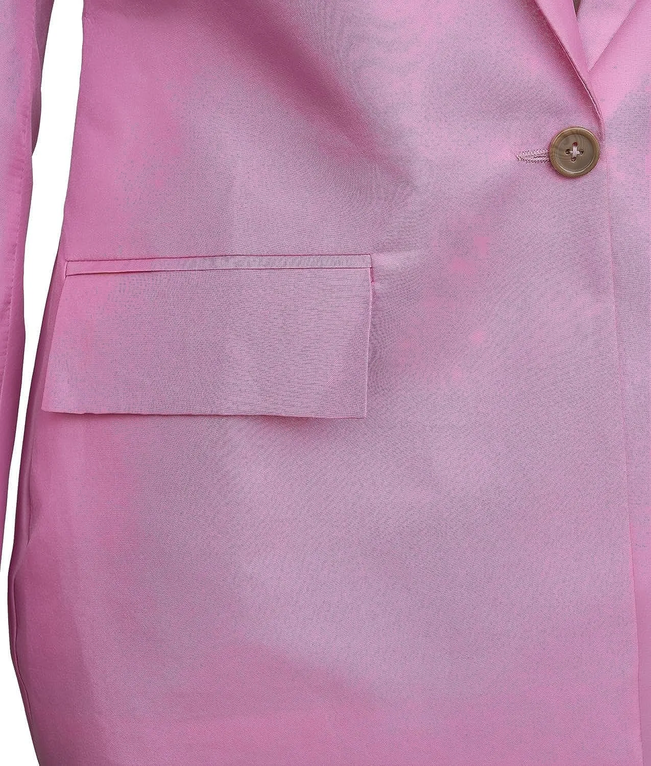 Women Pink Flower Blazer Jacket Outfits
