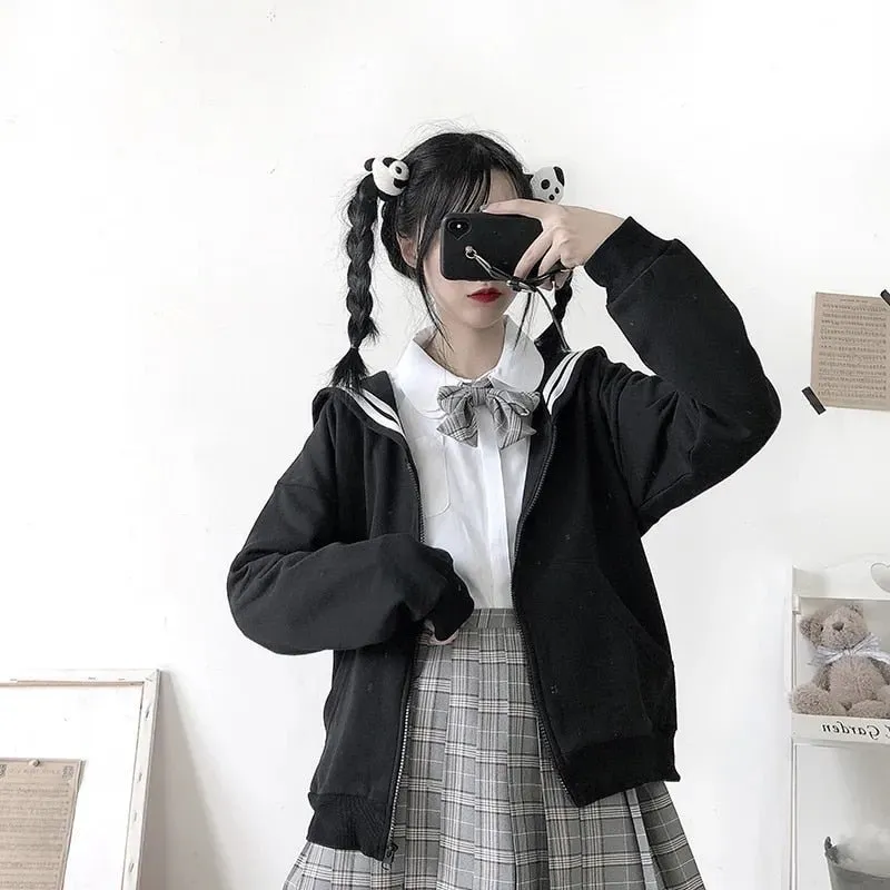 Womens Black Seifuku Jacket