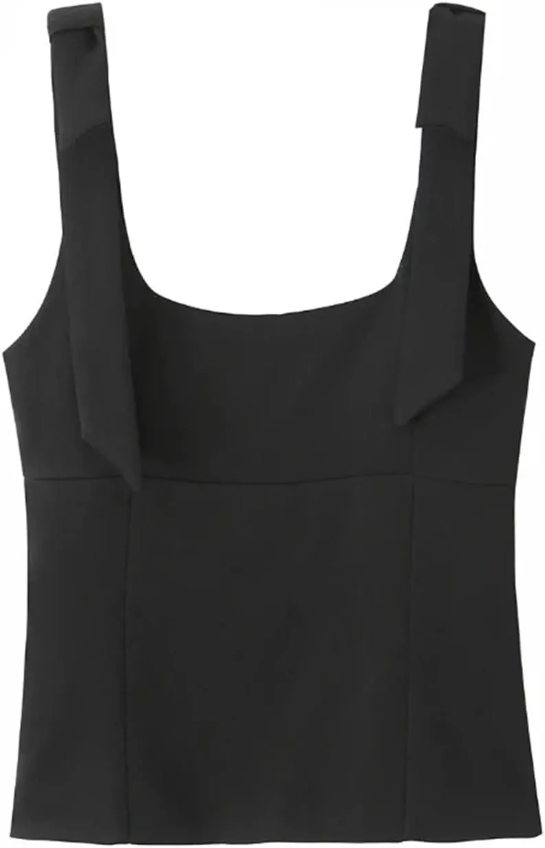 Women's Bow Elastic Casual Slim Sleeveless Camisole