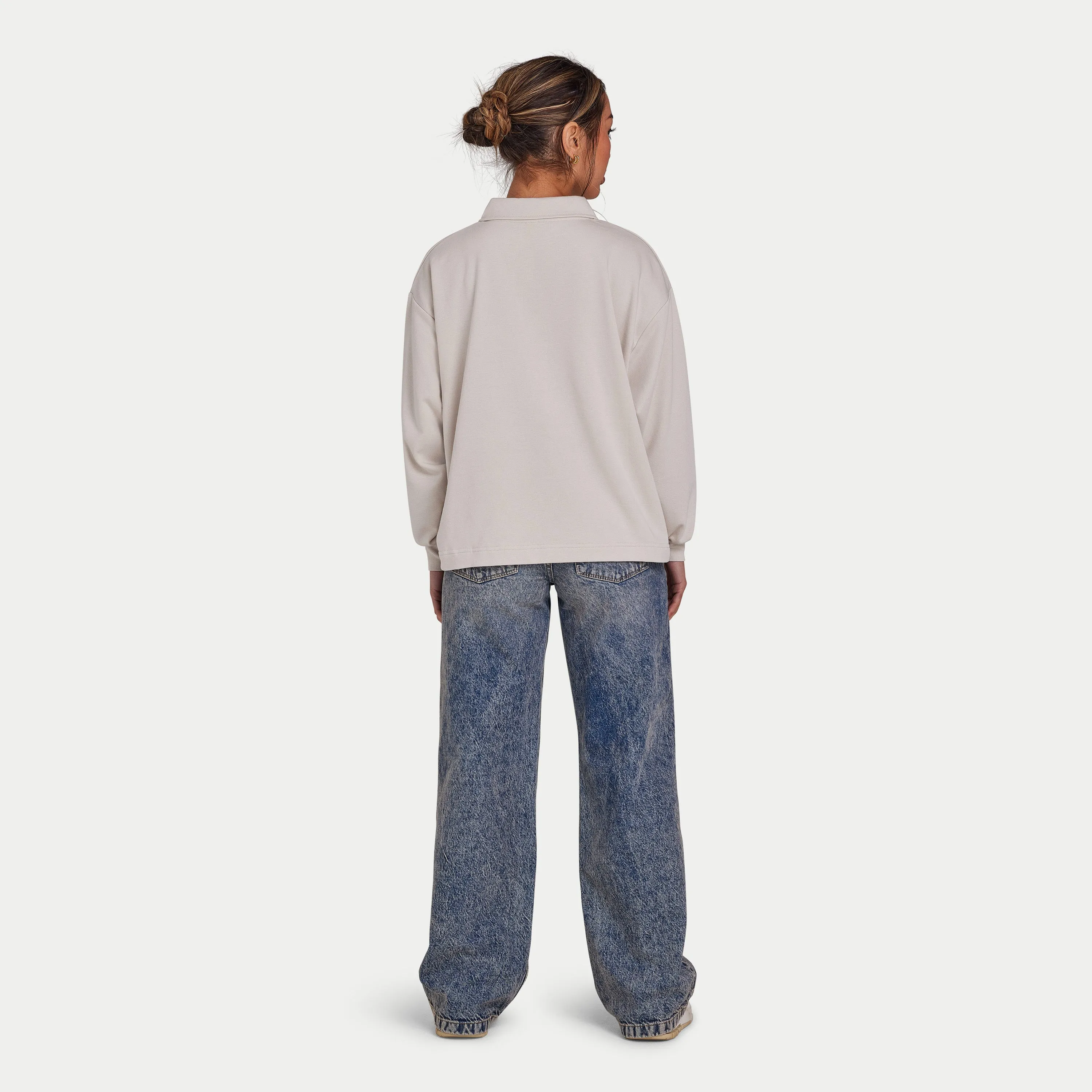 Womens City Sweatshirt - Stone